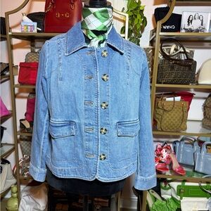 SOLD
J. Jill Women's Blue Denim Jacket Sz Small Petite